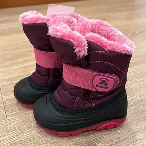 KAMIK Waterproof Pink Toddler Boots - size: 5
